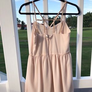 Strappy Blush Dress